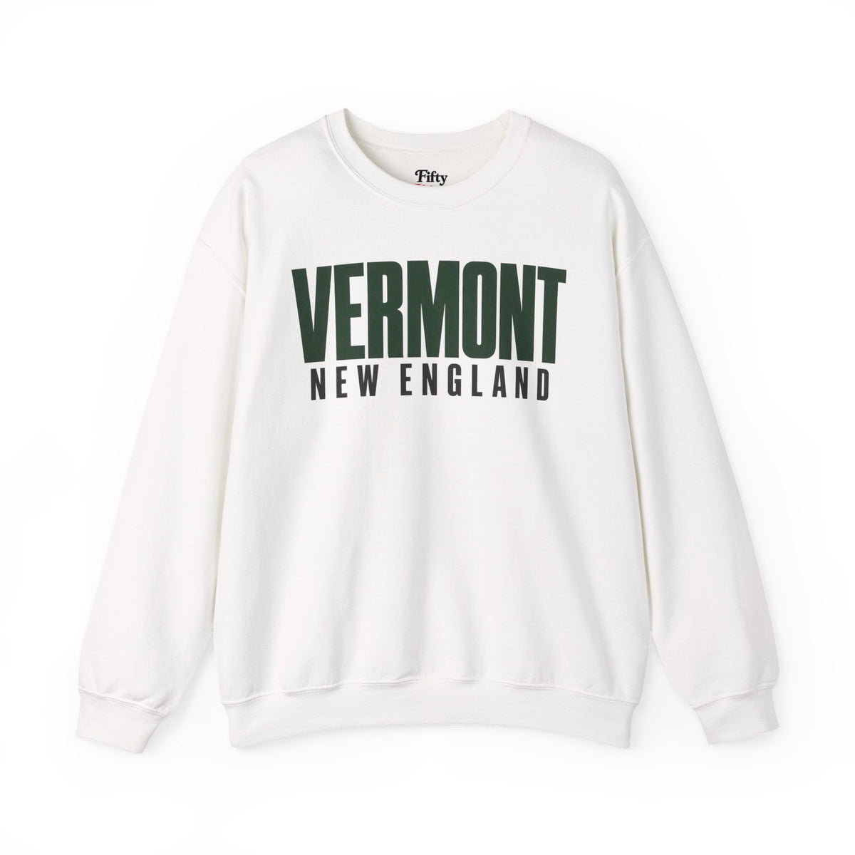 Vermont New England Unisex Crewneck Sweatshirt State Name Graphic