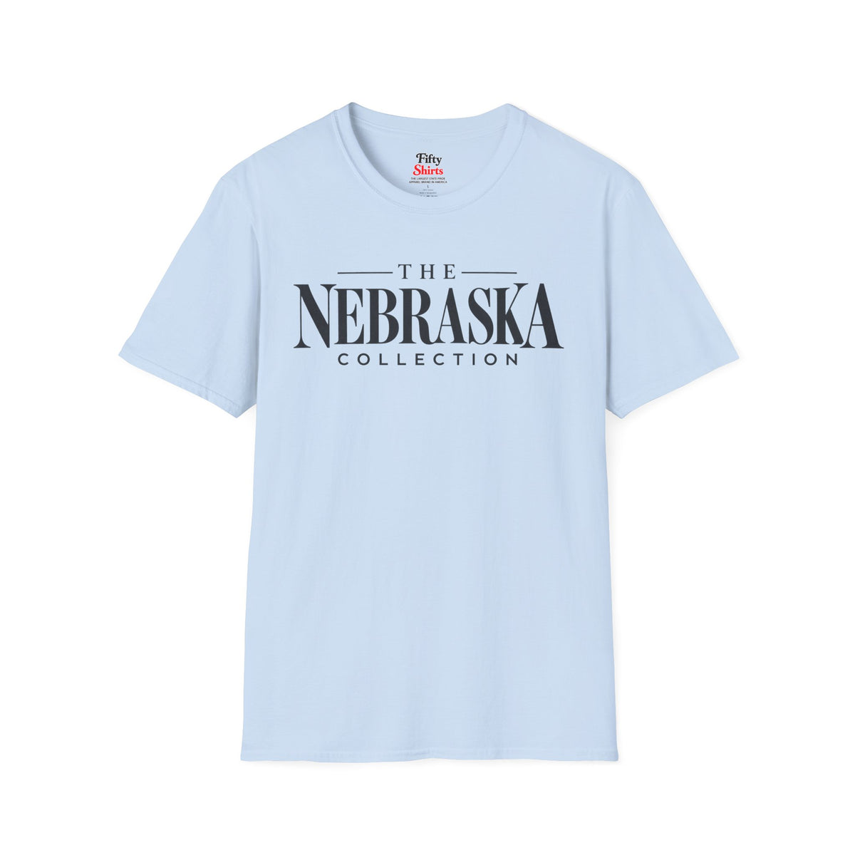 The Nebraska Collection Unisex Softstyle T Shirt State Name Graphic Tee