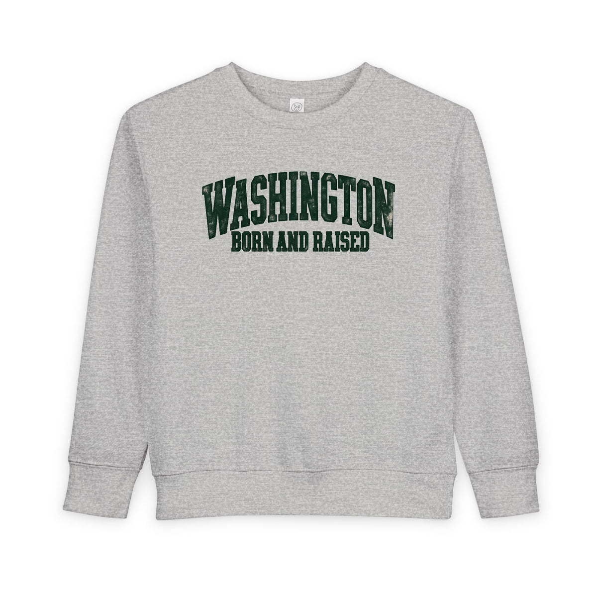Washington Born and Raised Vintage Workwear Unisex Toddler Sweatshirt