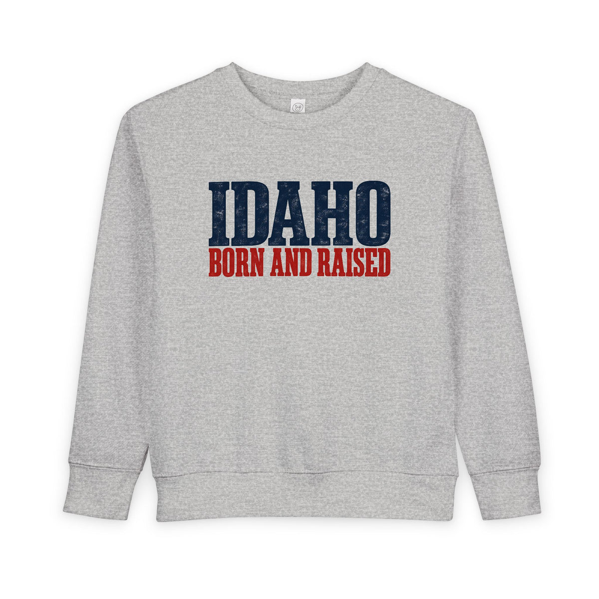 Idaho Born and Raised Classic Heritage Unisex Toddler Sweatshirt