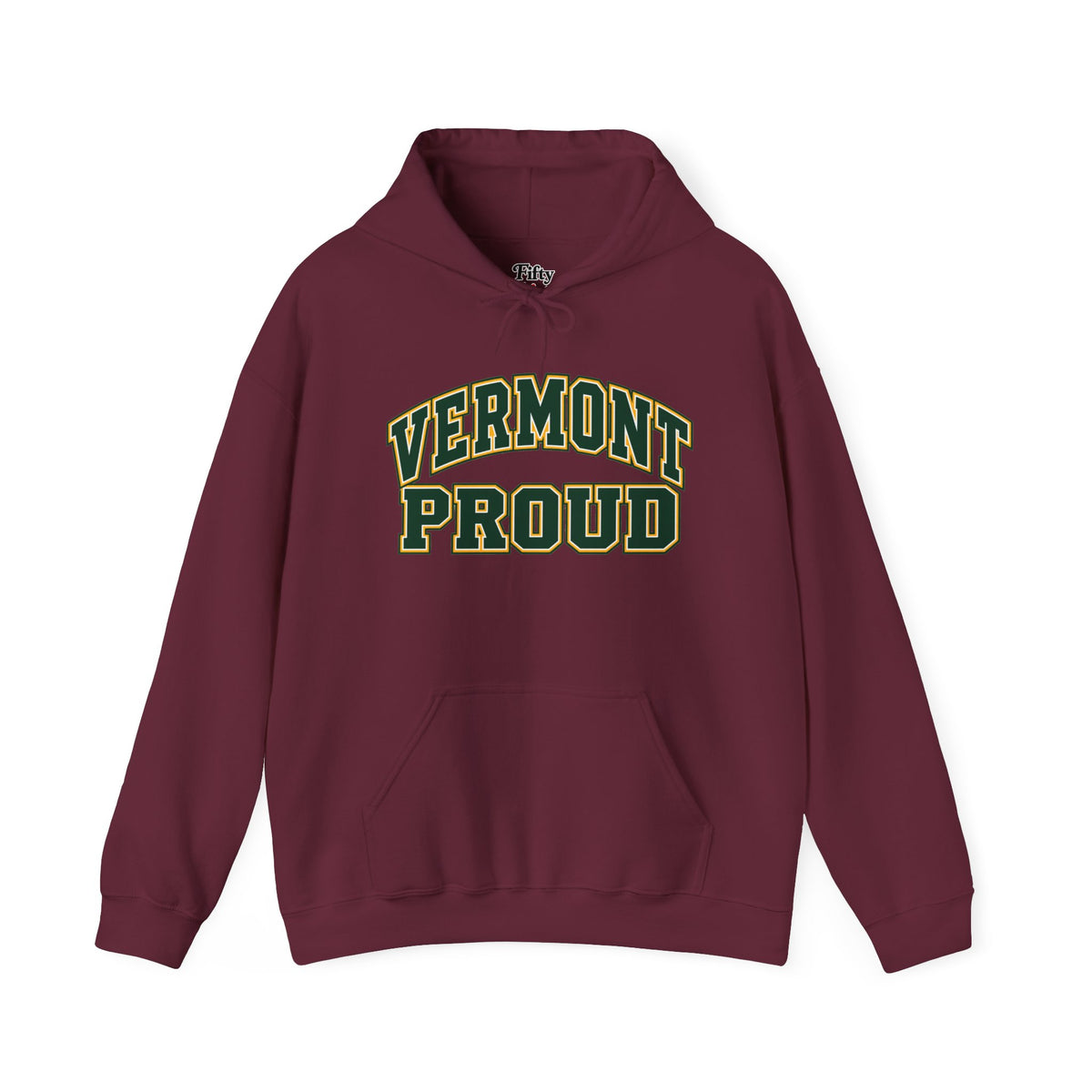 Vermont Proud Unisex Hoodie State Name Graphic