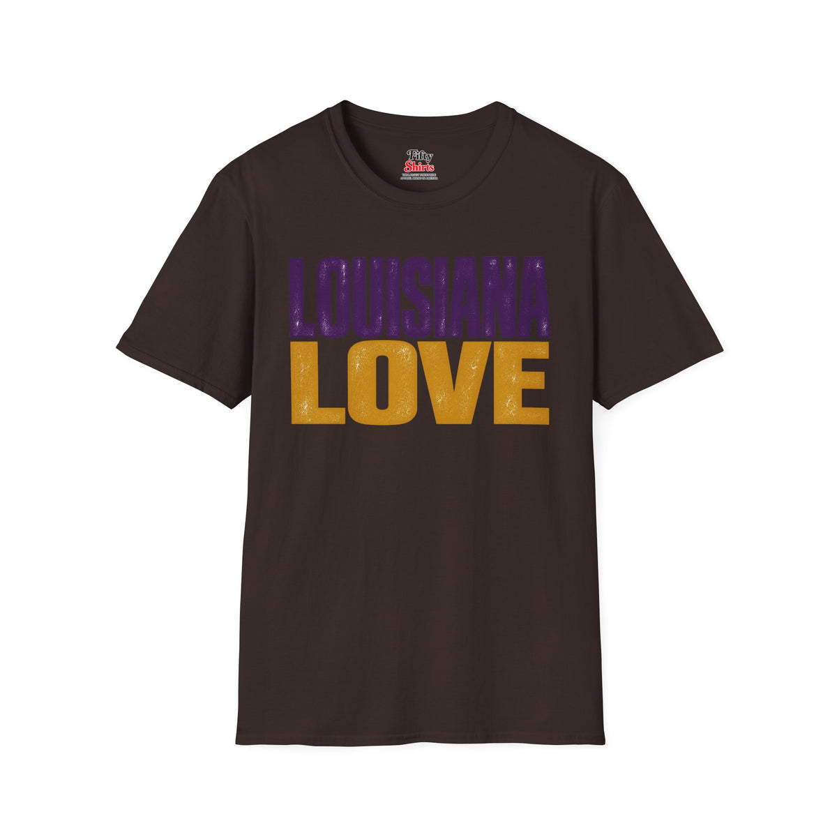 Louisiana Love Unisex Softstyle T Shirt State Name Graphic Tee