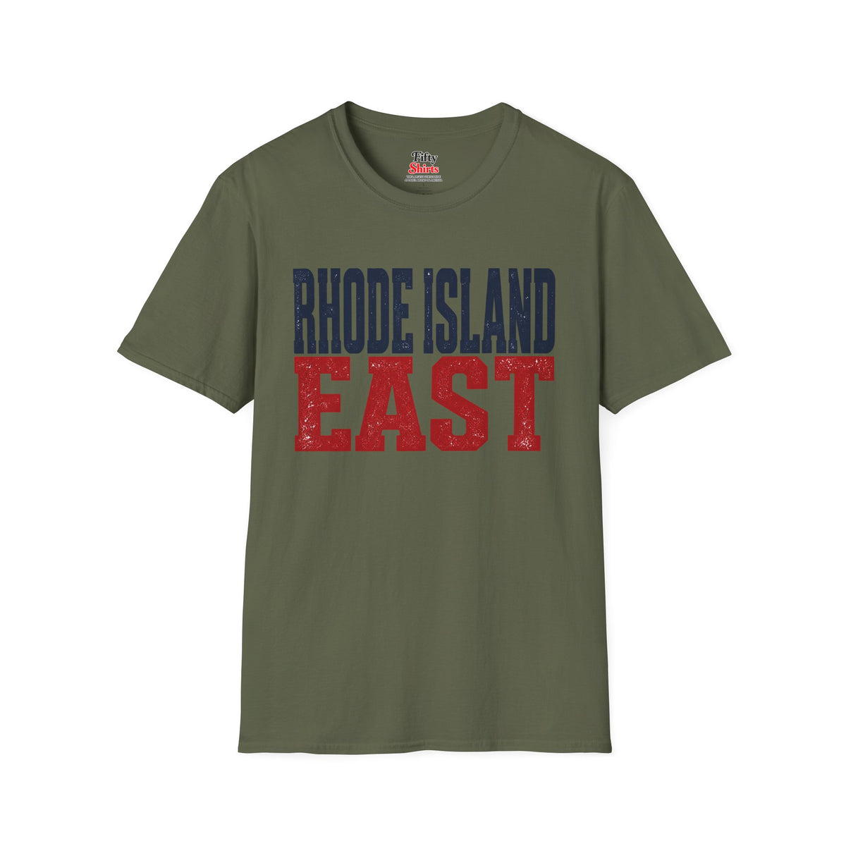Rhode Island East Unisex Softstyle T Shirt State Name Graphic Tee