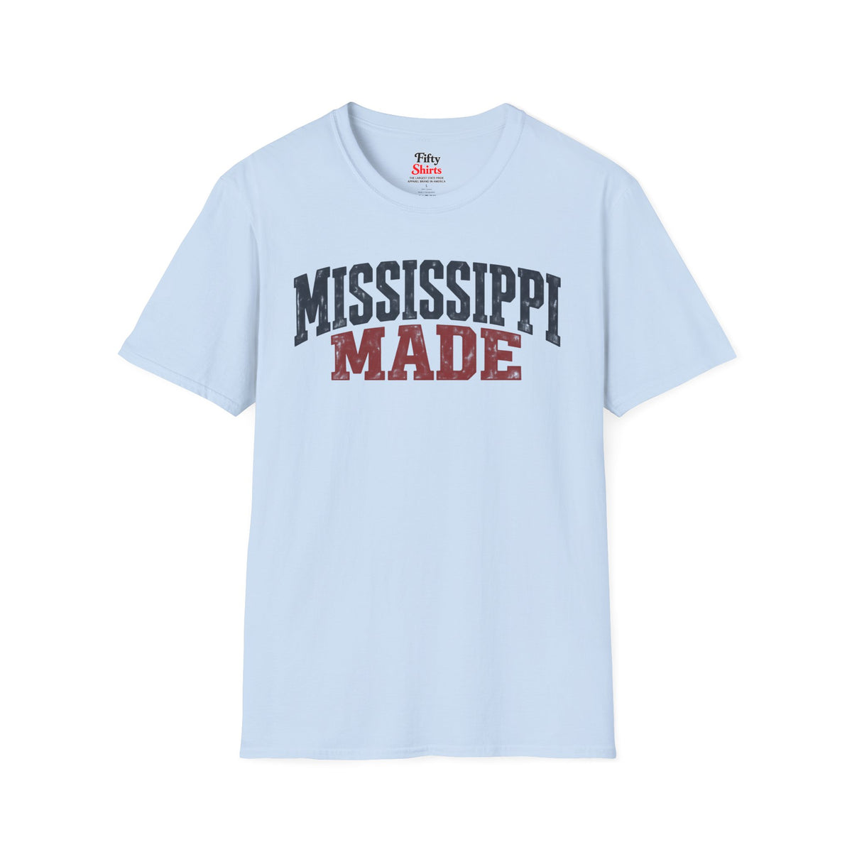Mississippi Made Unisex Softstyle T Shirt State Name Graphic Tee