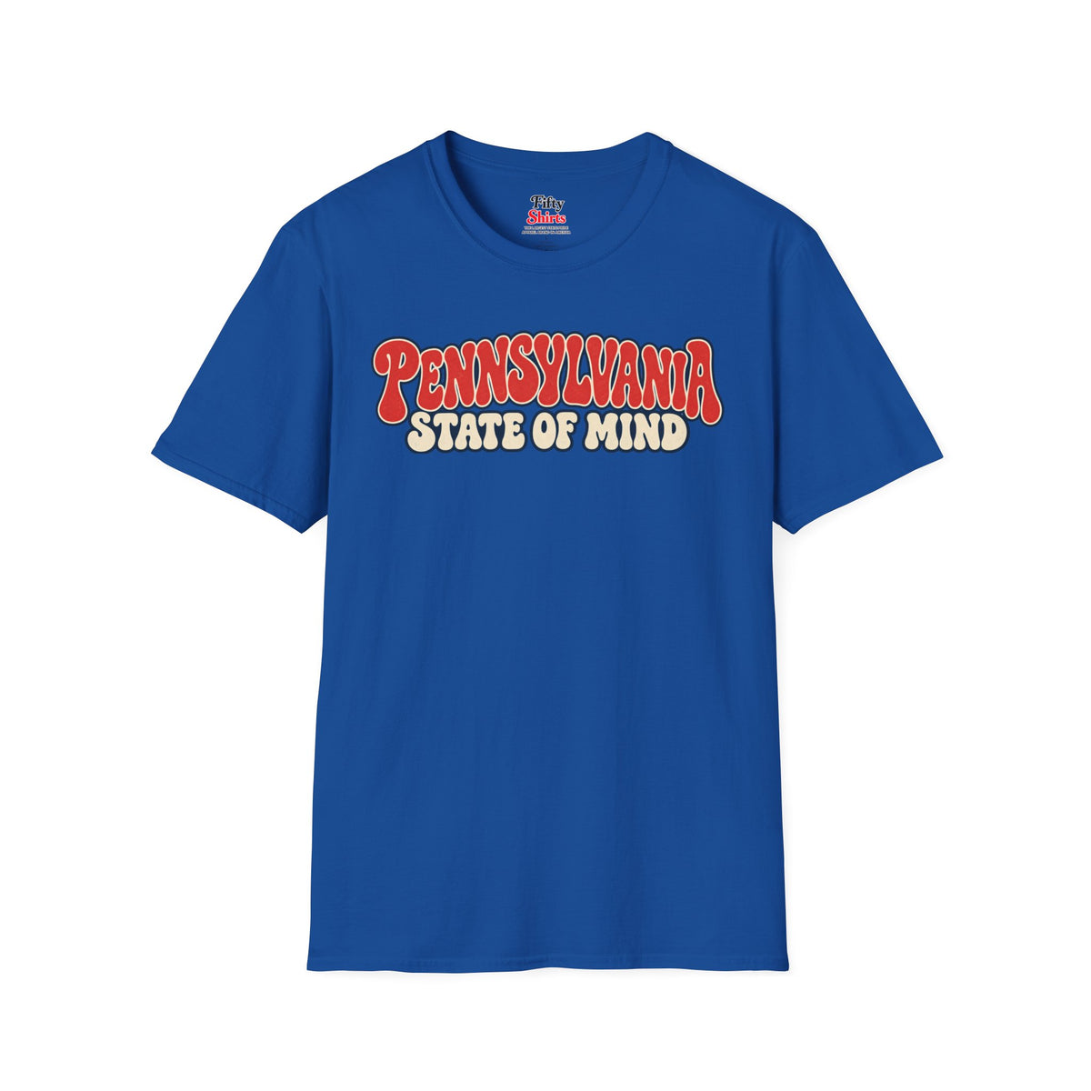 Pennsylvania State of Mind Unisex Softstyle T Shirt State Name Graphic Tee