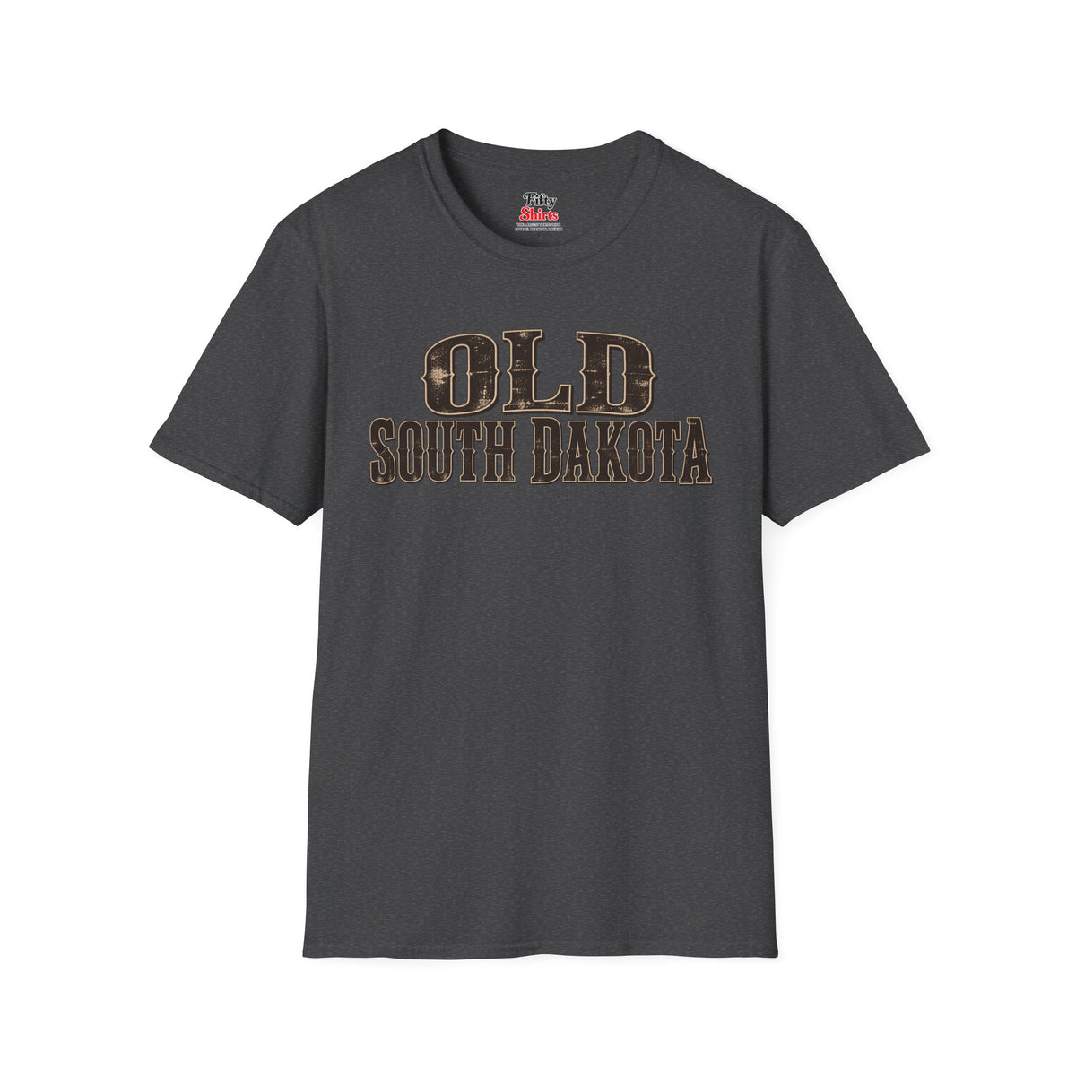 Old South Dakota Unisex Softstyle T Shirt State Name Graphic Tee