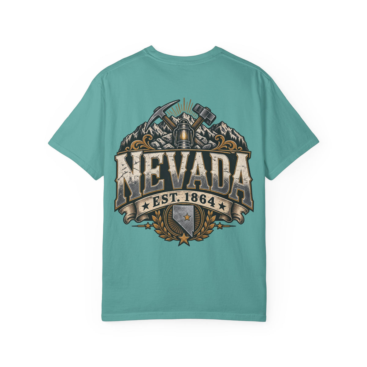Nevada Established 1864 Unisex Comfort Color 1717 Streetwear Graphic Tee