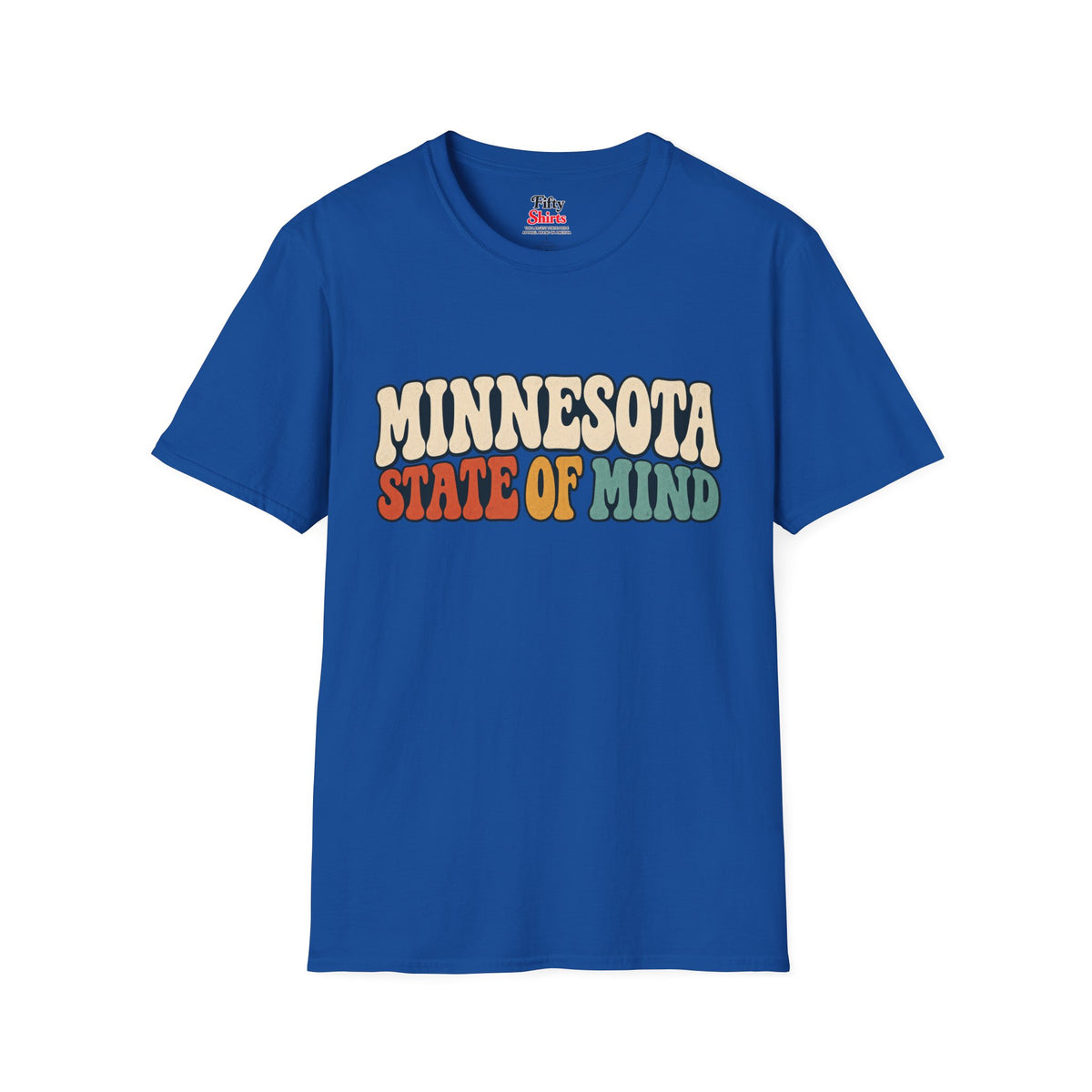 Minnesota State of Mind Unisex Softstyle T Shirt State Name Graphic Tee