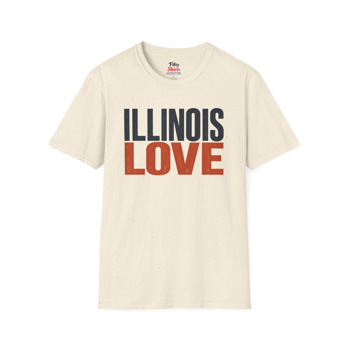Illinois Love Unisex Softstyle T Shirt State Name Graphic Tee