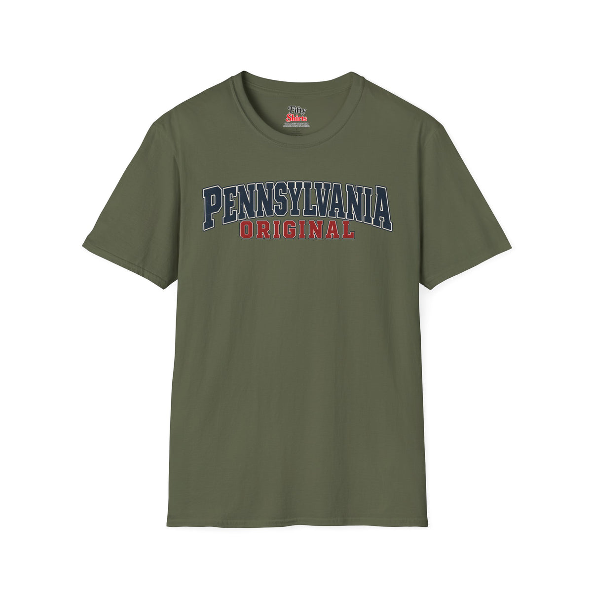 Pennsylvania Original Unisex Softstyle T Shirt State Name Graphic Tee