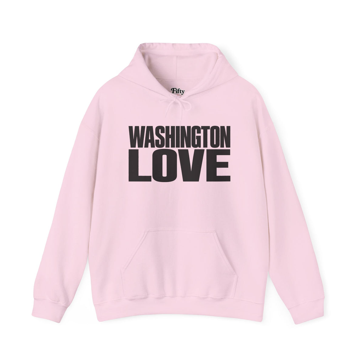 Washington Love Unisex Hoodie State Name Graphic