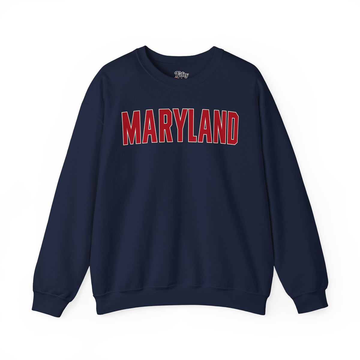 Maryland Unisex Crewneck Sweatshirt State Name Graphic