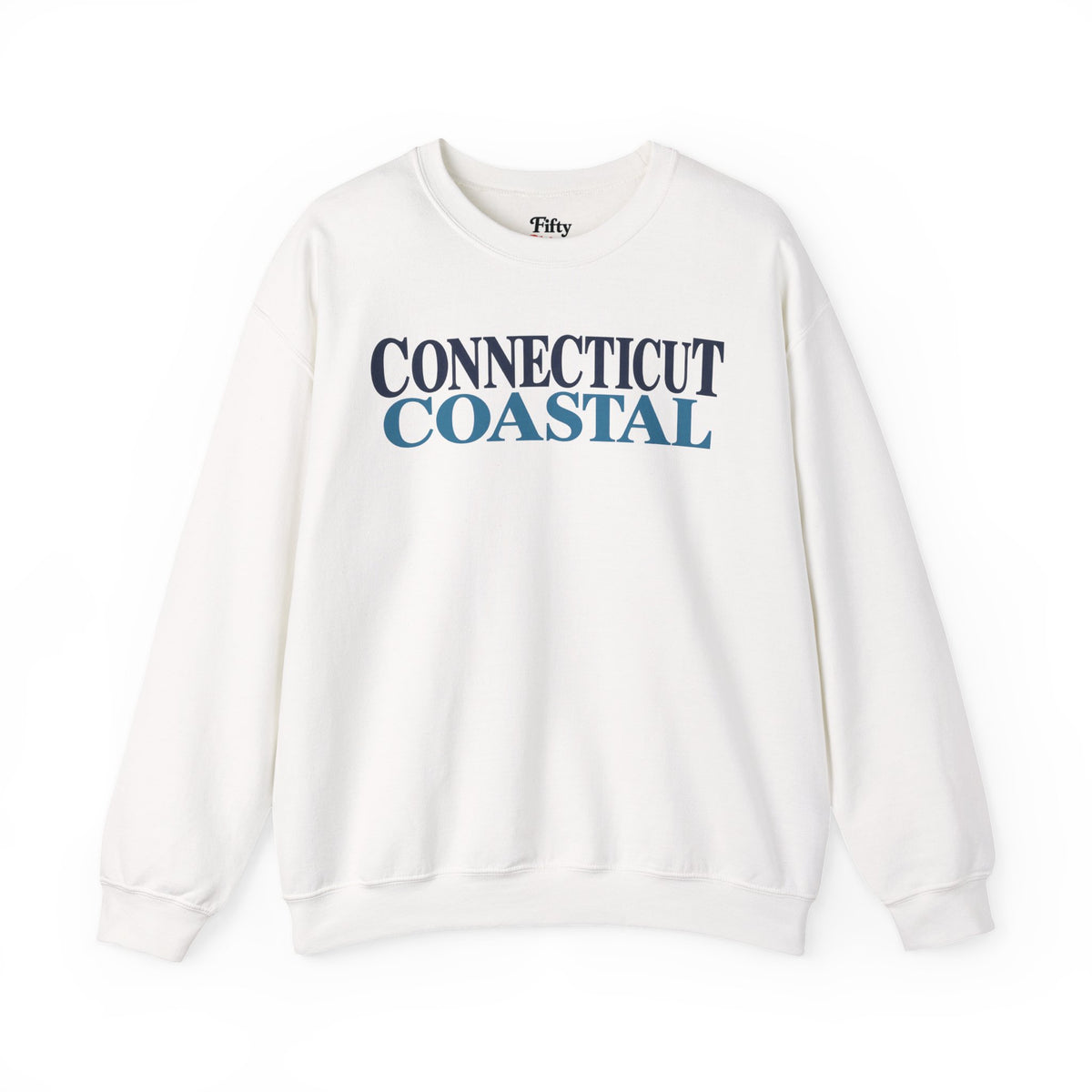 Connecticut Coastal Unisex Crewneck Sweatshirt State Name Graphic