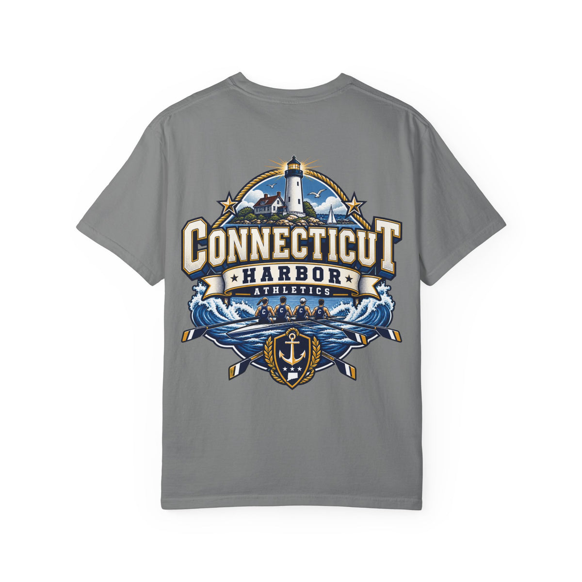 Connecticut Harbor Athletics Unisex Comfort Color 1717 Streetwear Graphic Tee