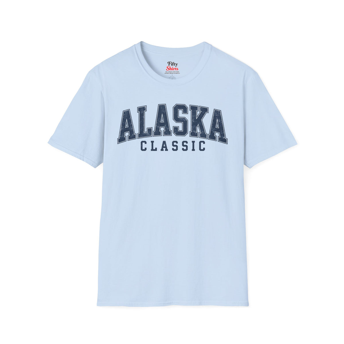 Alaska Classic Unisex Softstyle T Shirt State Name Graphic Tee