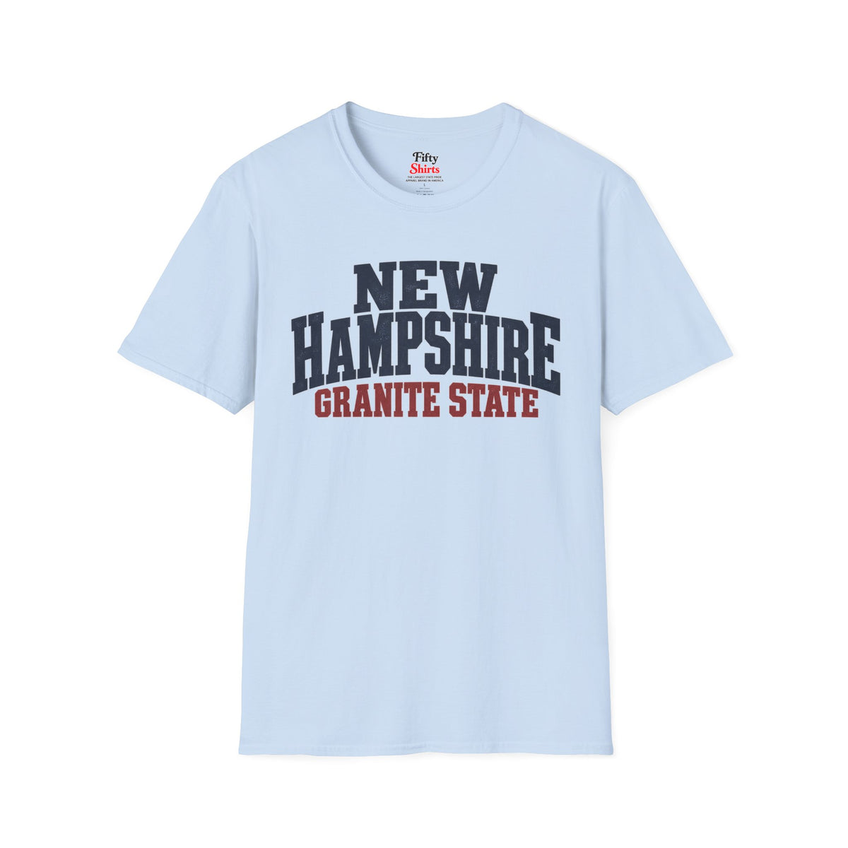 New Hampshire Granite State Unisex Softstyle T Shirt State Name Graphic Tee