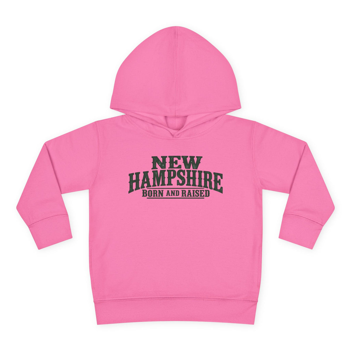 New Hampshire Born and Raised Rustic Outdoor Heritage Unisex Pullover Fleece Hoodie