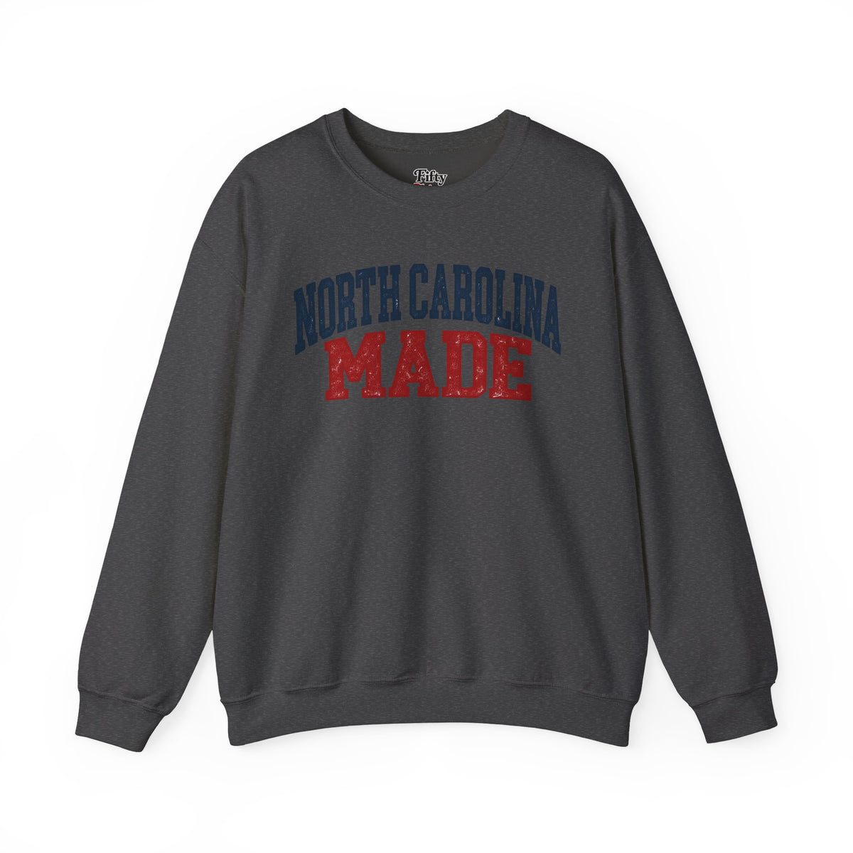 North Carolina Made Unisex Crewneck Sweatshirt State Name Graphic