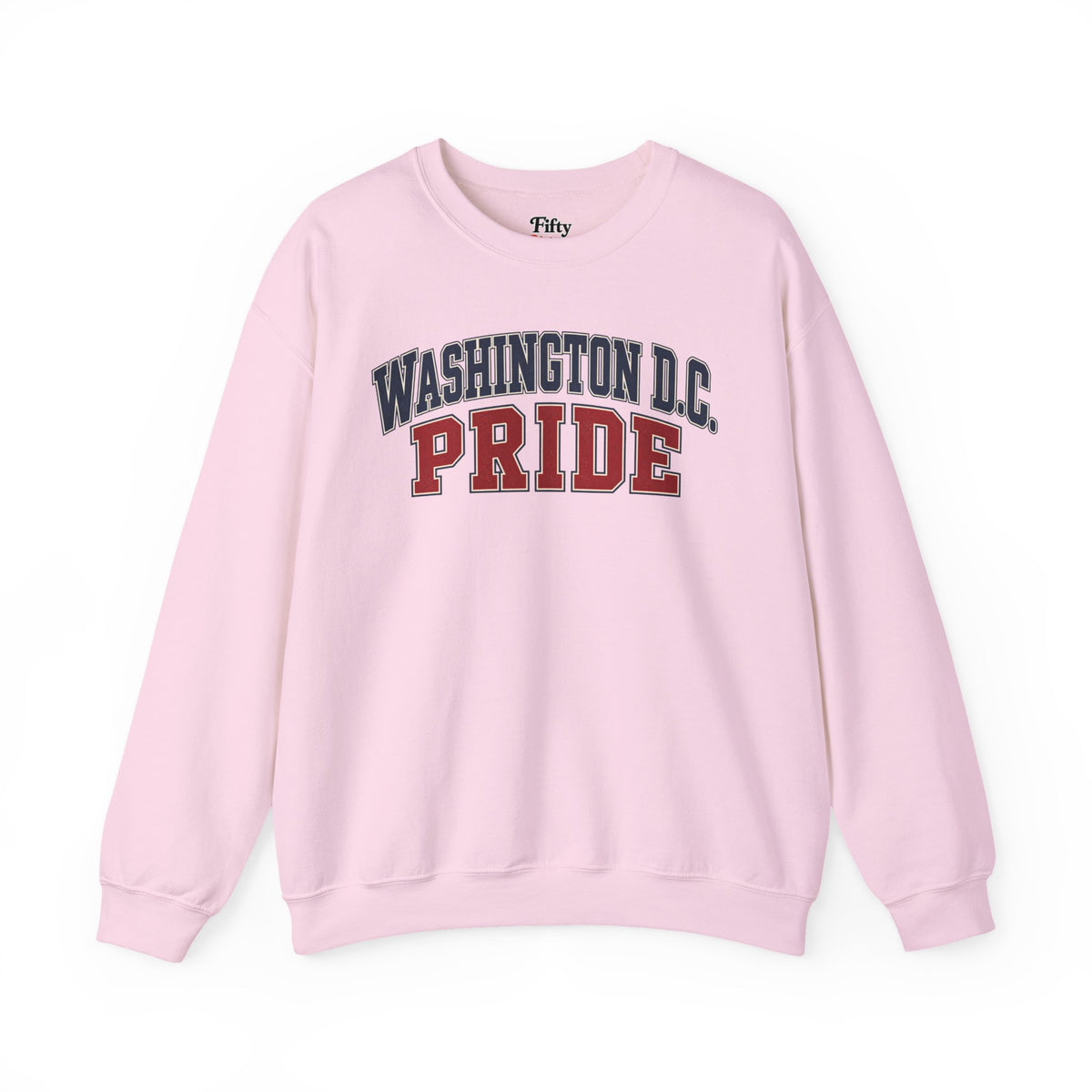 Washington DC Pride Unisex Crewneck Sweatshirt State Name Graphic