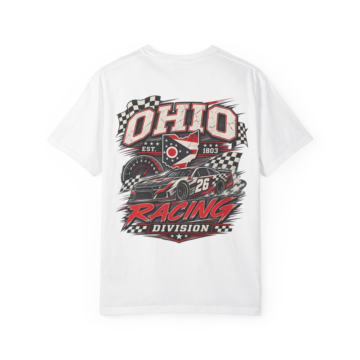 Ohio Racing Division Unisex Comfort Color 1717 Streetwear Graphic Tee