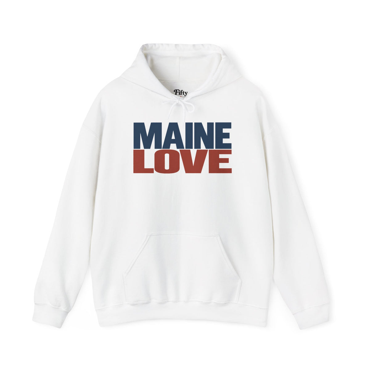 Maine Love Unisex Hoodie State Name Graphic