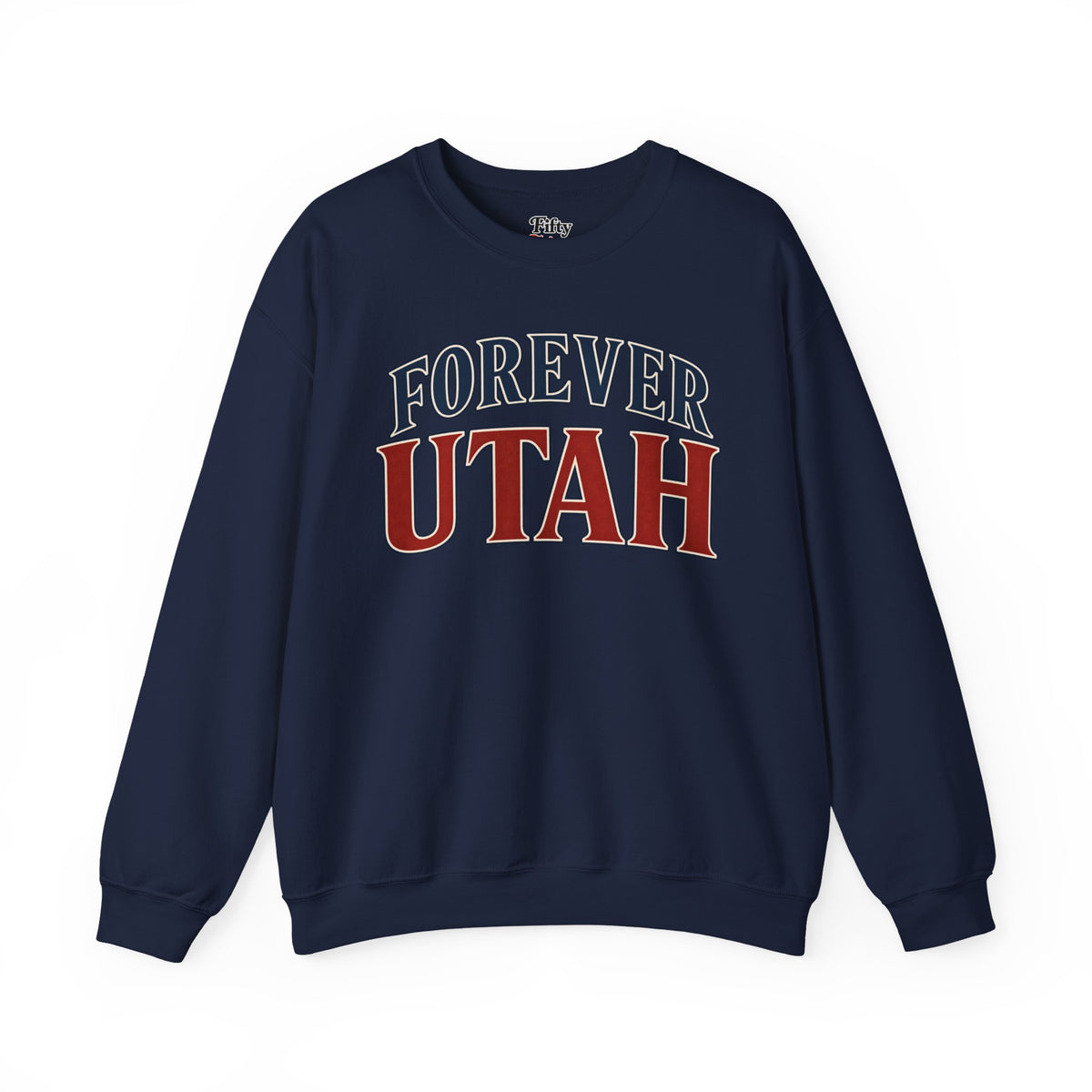 Forever Utah Unisex Crewneck Sweatshirt State Name Graphic