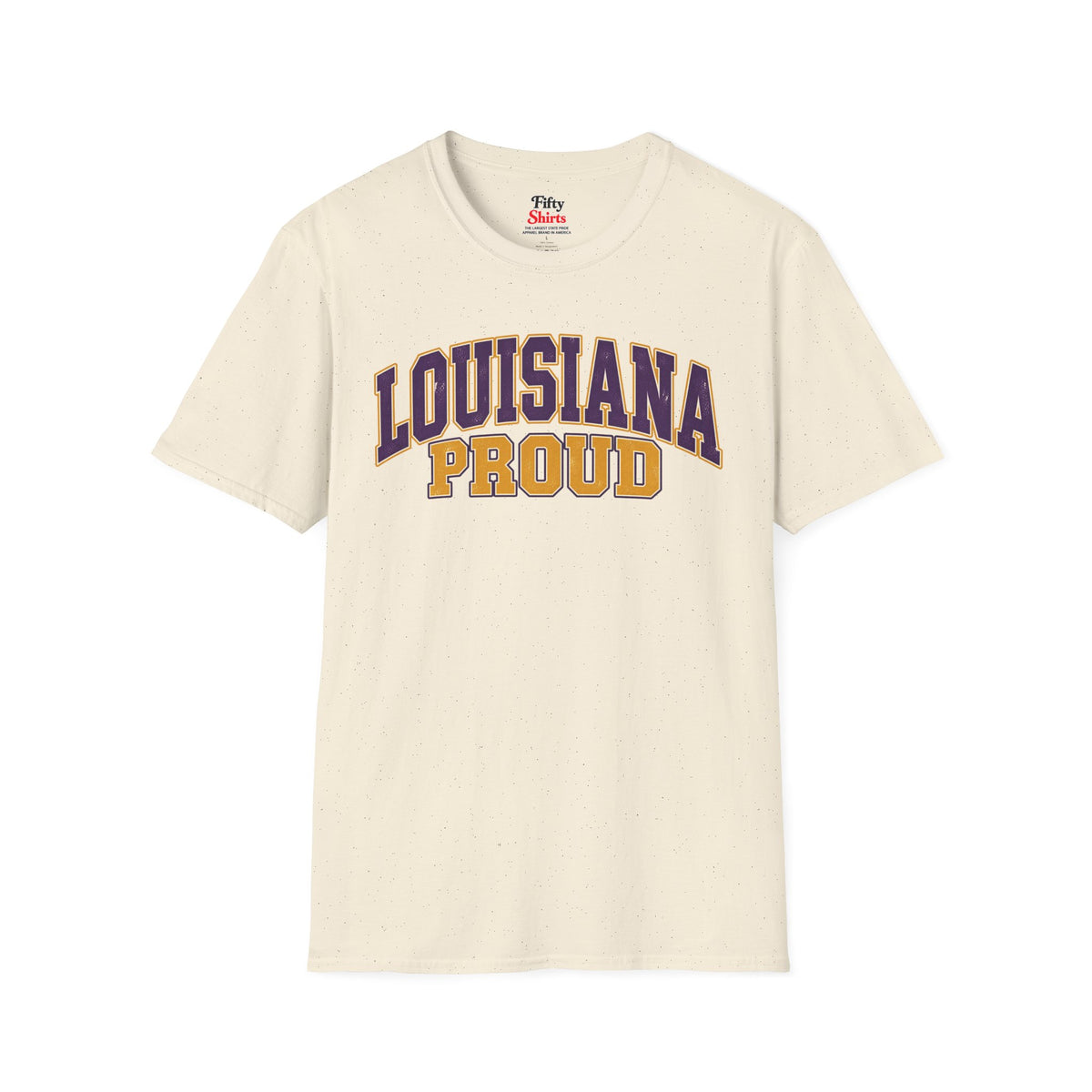 Louisiana Proud Unisex Softstyle T Shirt State Name Graphic Tee
