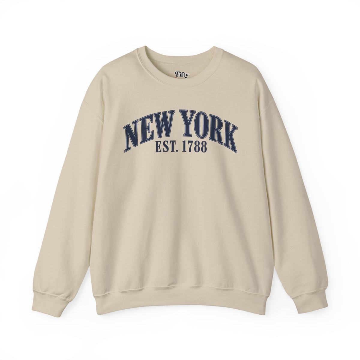 New York Est.1788 Unisex Crewneck Sweatshirt State Name Graphic