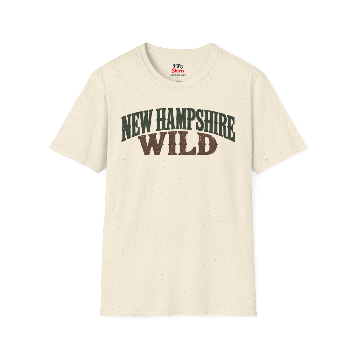 New Hampshire Wild Unisex Softstyle T Shirt State Name Graphic Tee