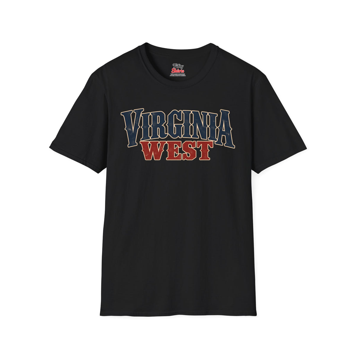Virgina West Unisex Softstyle T Shirt State Name Graphic Tee
