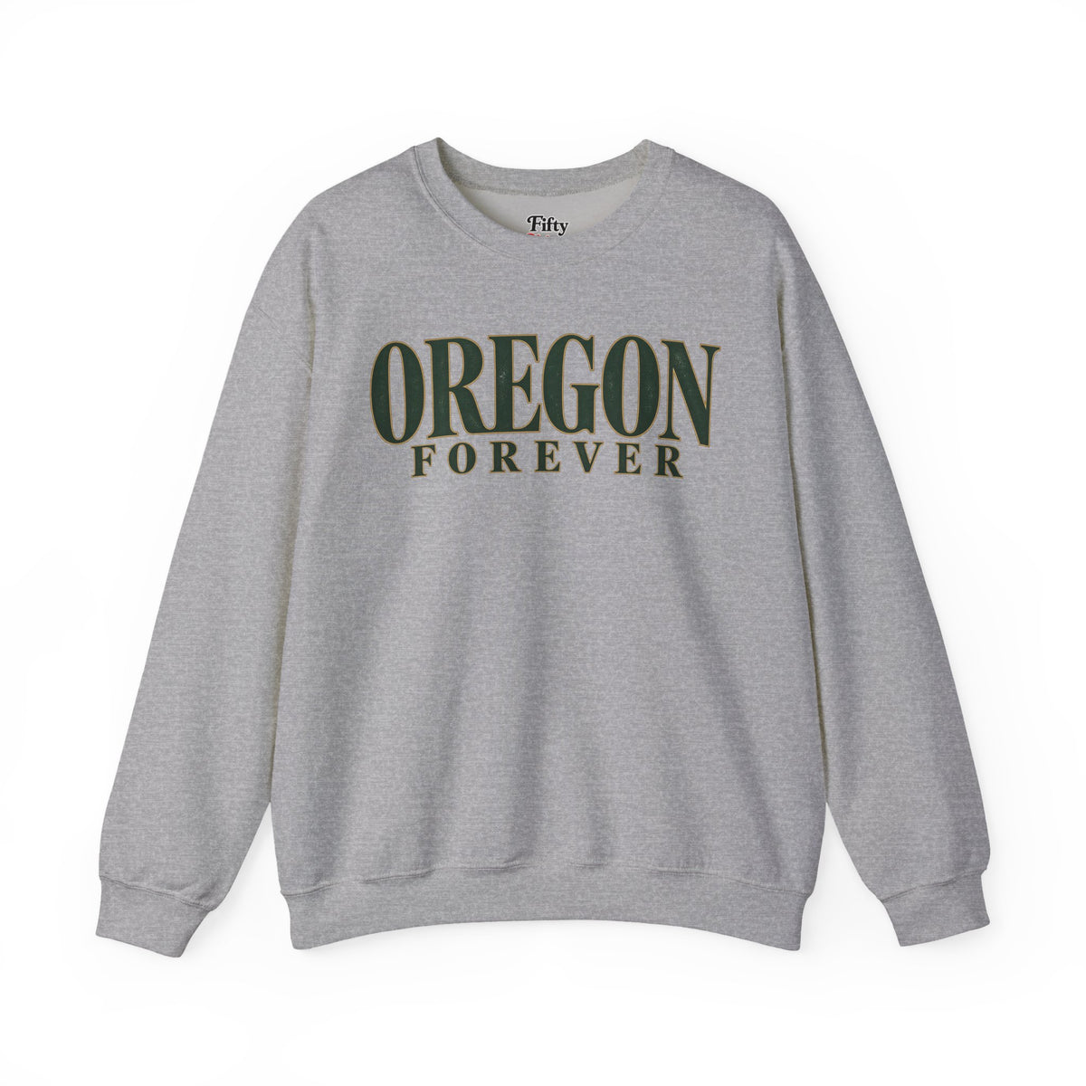 Oregon Forever Unisex Crewneck Sweatshirt State Name Graphic