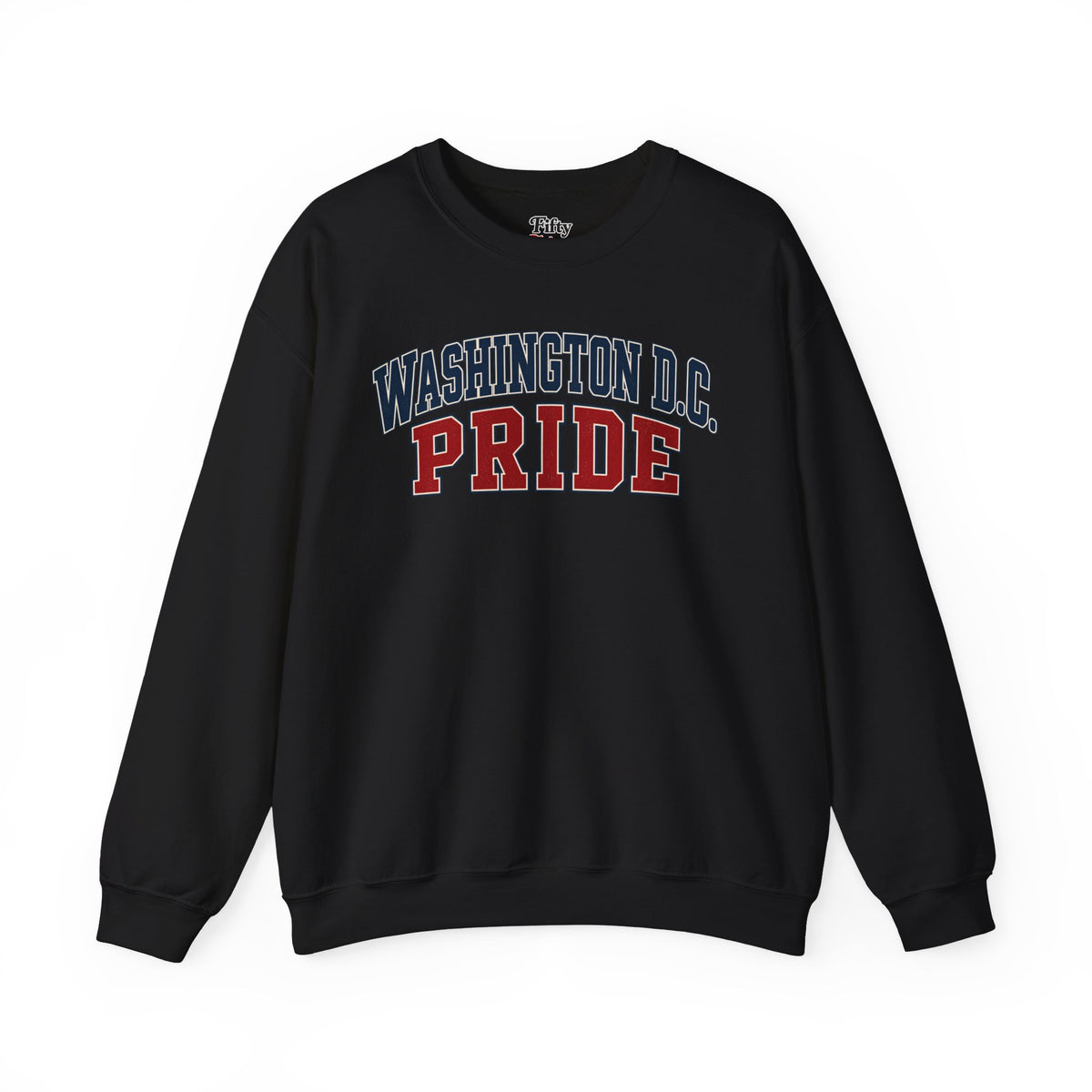 Washington DC Pride Unisex Crewneck Sweatshirt State Name Graphic
