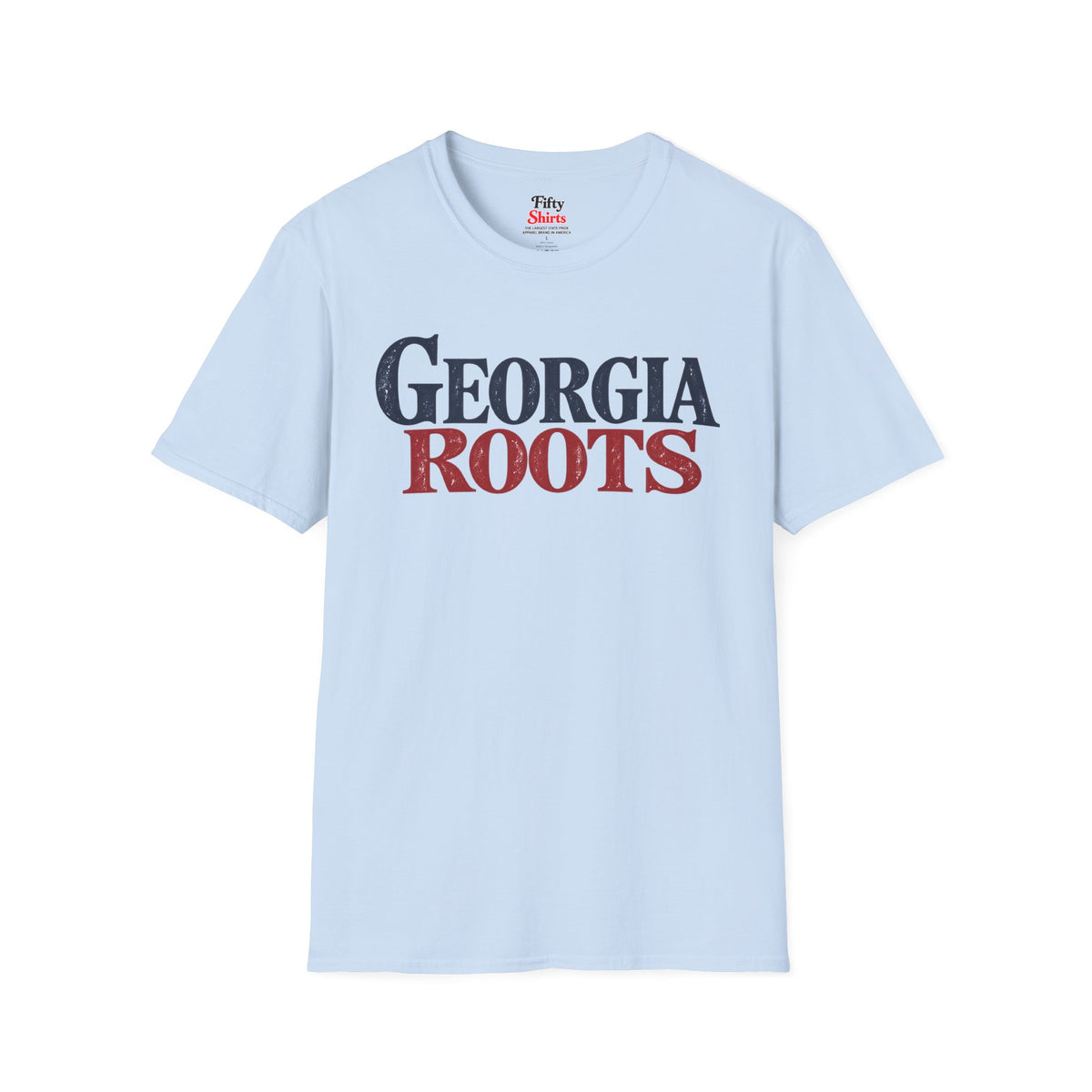 Georgia Roots Unisex Softstyle T Shirt State Name Graphic Tee