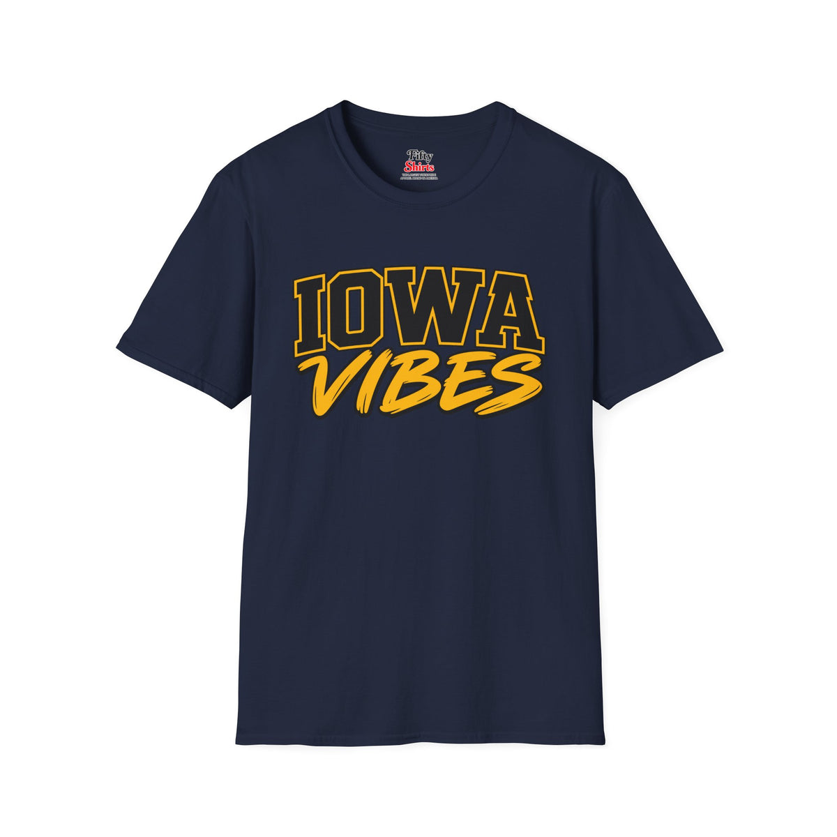 Iowa Vibes Unisex Softstyle T Shirt State Name Graphic Tee