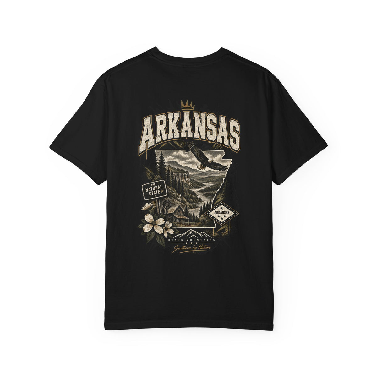 Arkansas Street Culture Unisex Comfort Color 1717 Streetwear Graphic Tee