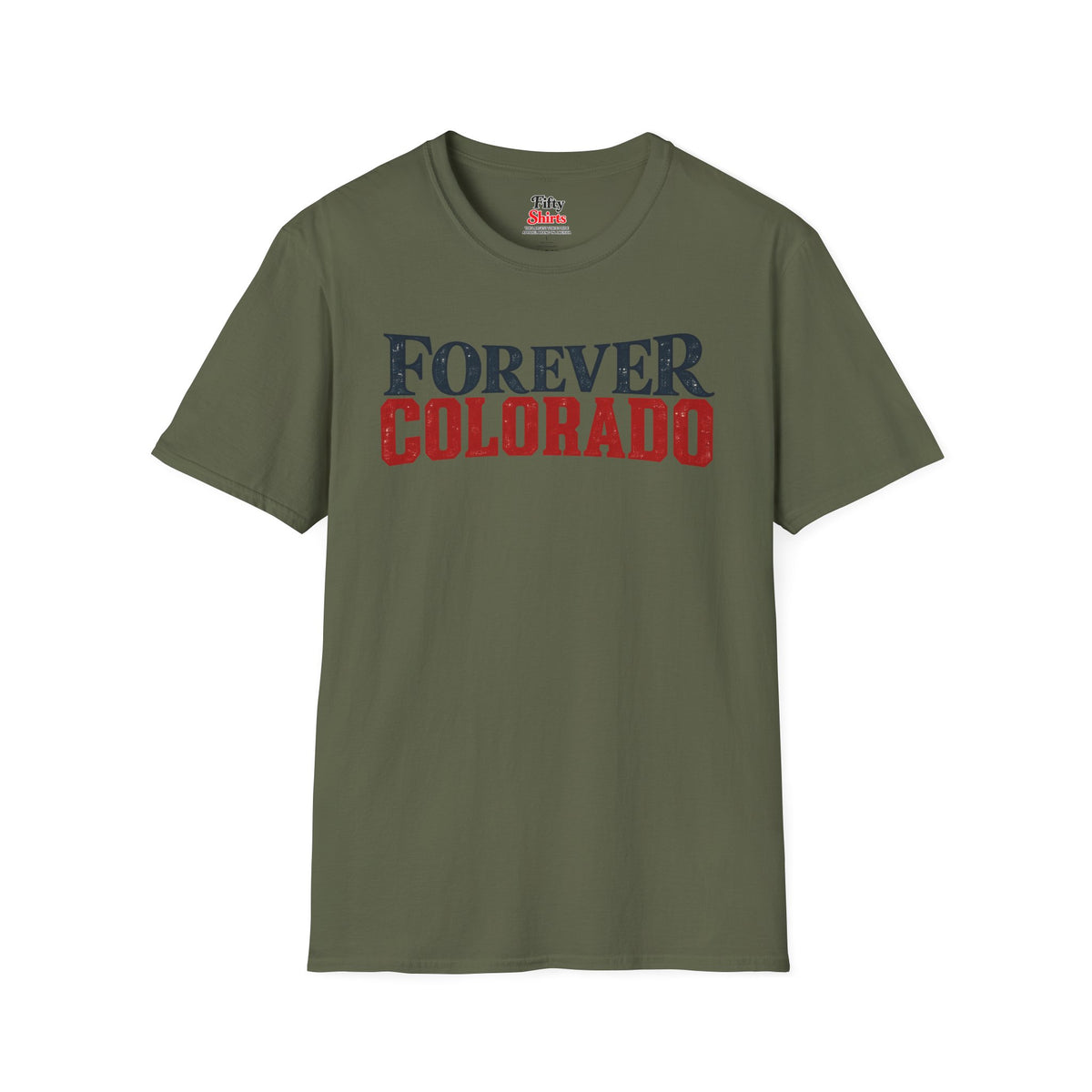 Forever Colorado Unisex Softstyle T Shirt State Name Graphic Tee