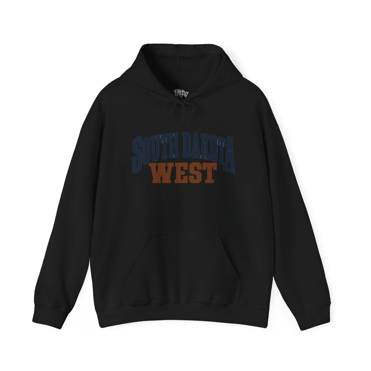 South Dakota West Unisex Hoodie State Name Graphic
