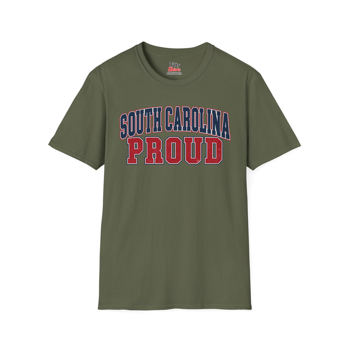 South Carolina Proud Unisex Softstyle T Shirt State Name Graphic Tee