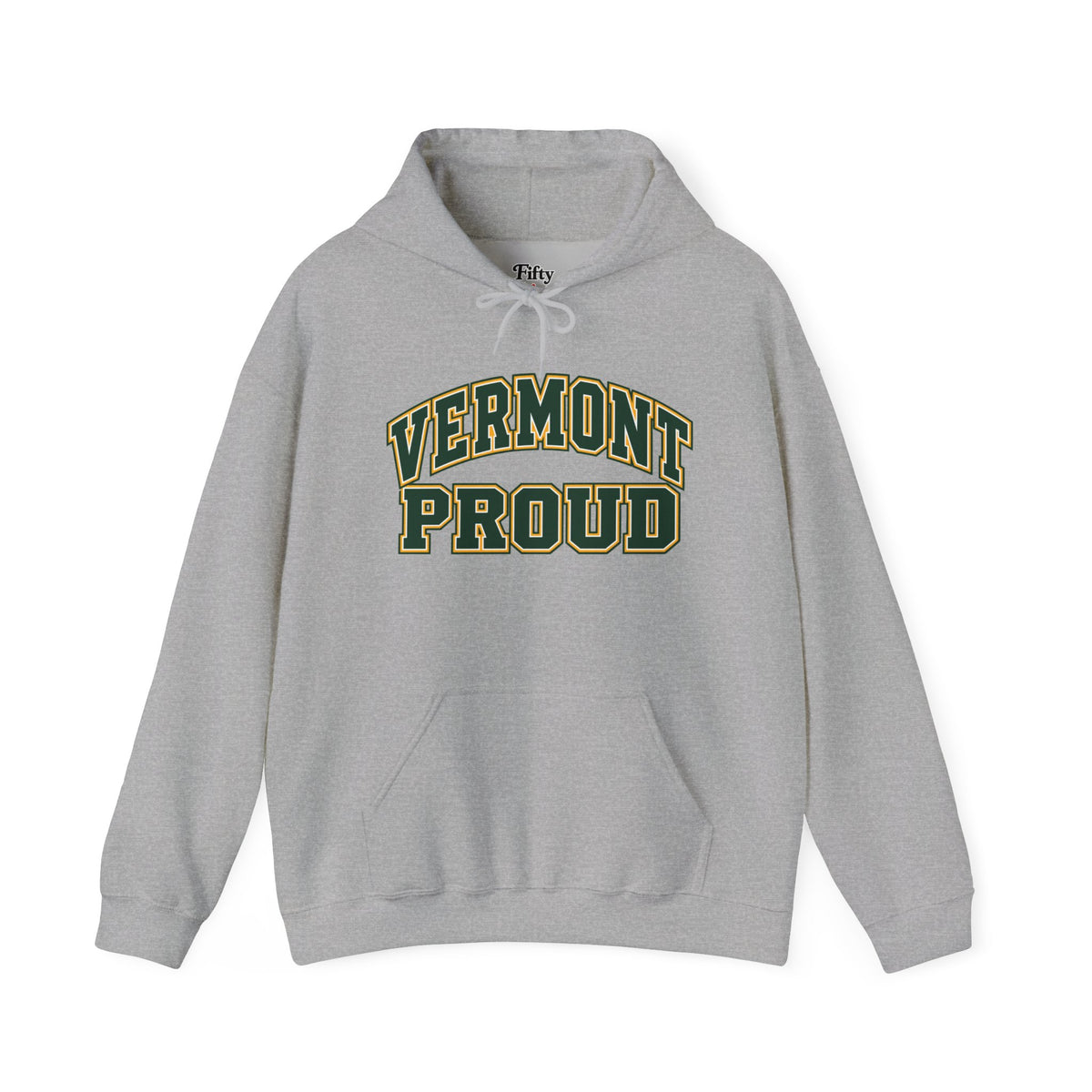 Vermont Proud Unisex Hoodie State Name Graphic