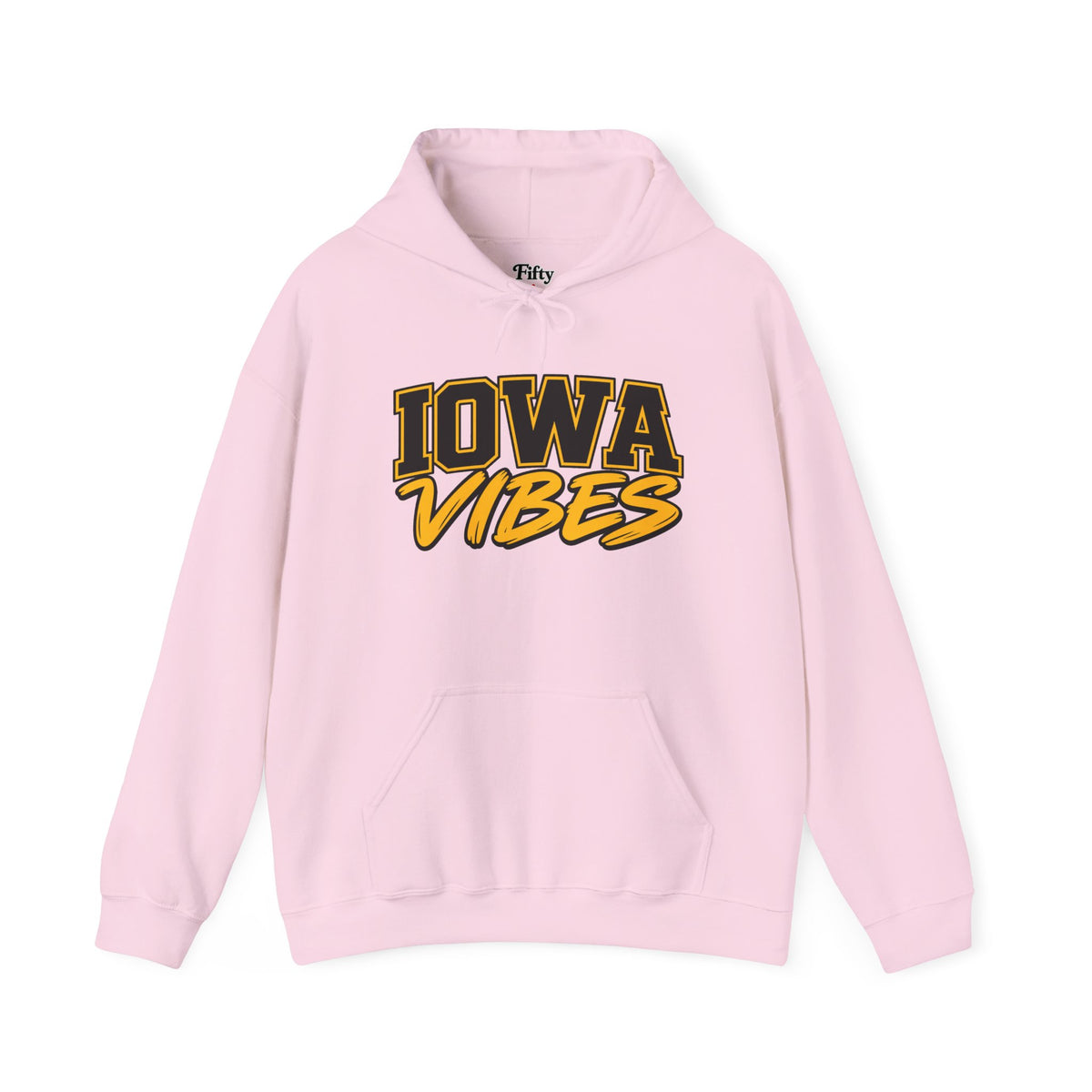 Iowa Vibes Unisex Hoodie State Name Graphic