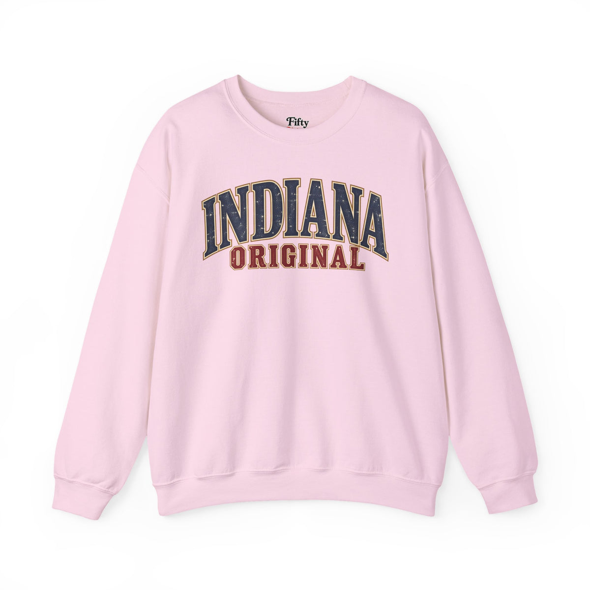 Indiana Original Unisex Crewneck Sweatshirt State Name Graphic