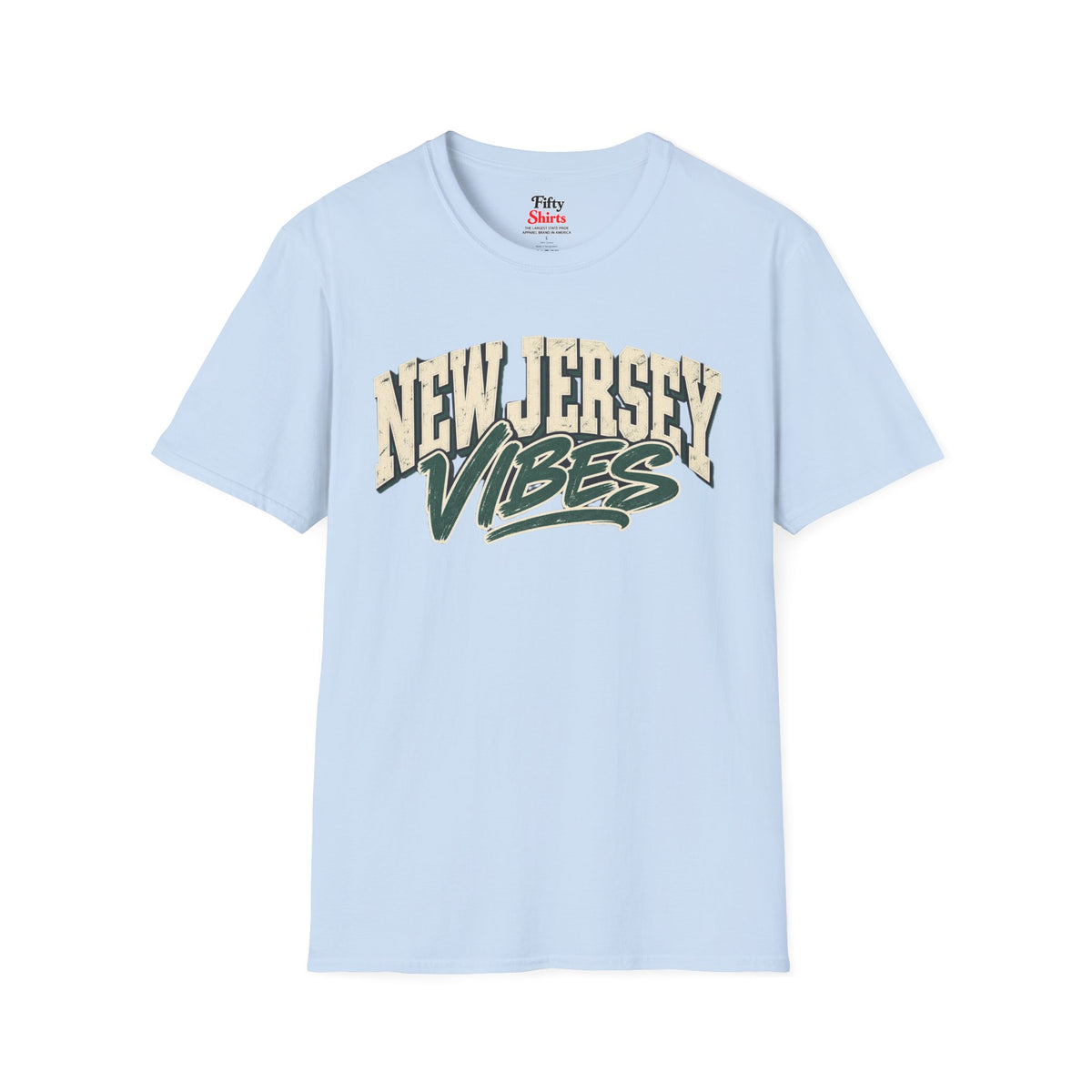 New Jersey Vibes Unisex Softstyle T Shirt State Name Graphic Tee