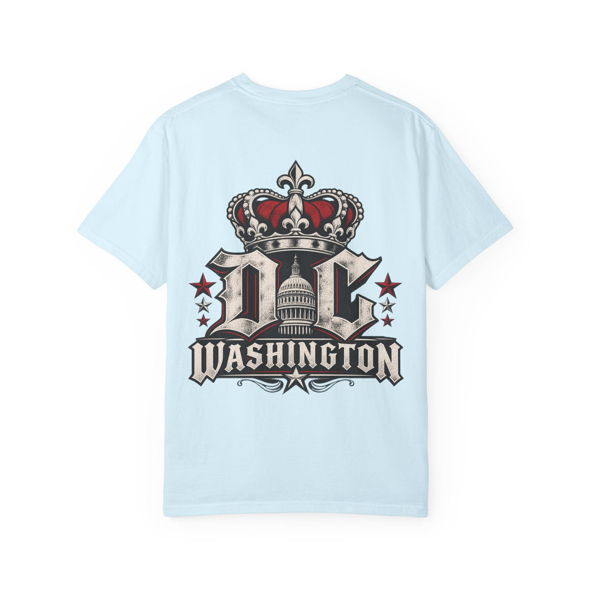 Washington DC Crown Unisex Comfort Color 1717 Streetwear Graphic Tee