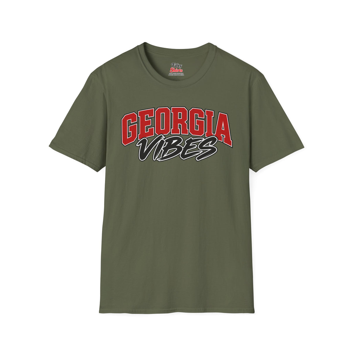 Georgia Vibes Unisex Softstyle T Shirt State Name Graphic Tee