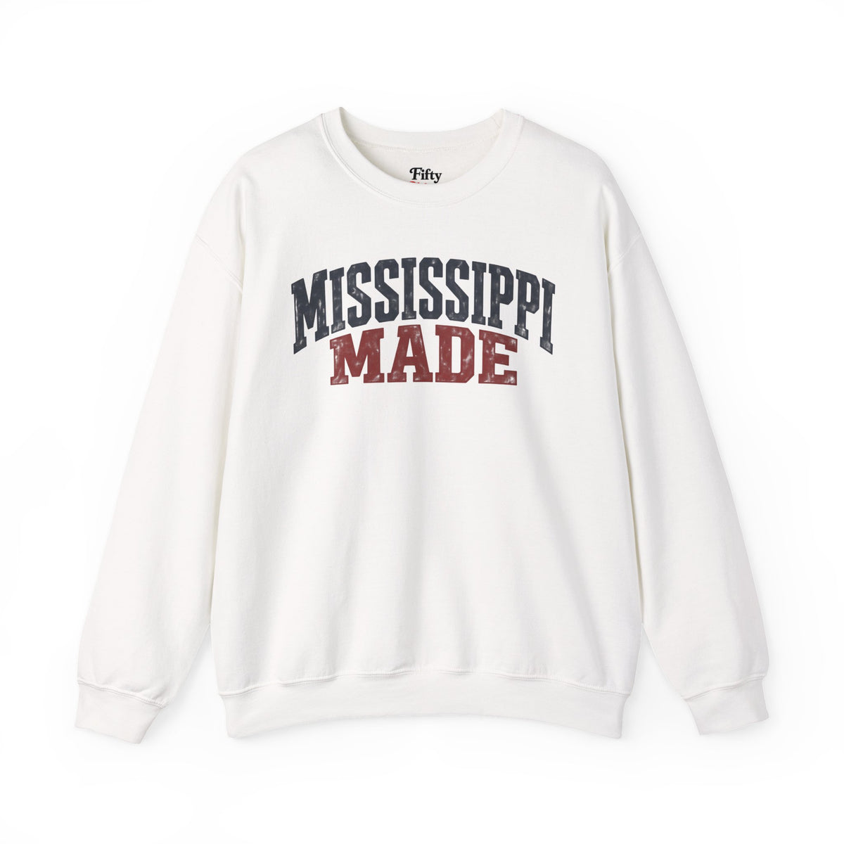 Mississippi Made Unisex Crewneck Sweatshirt State Name Graphic