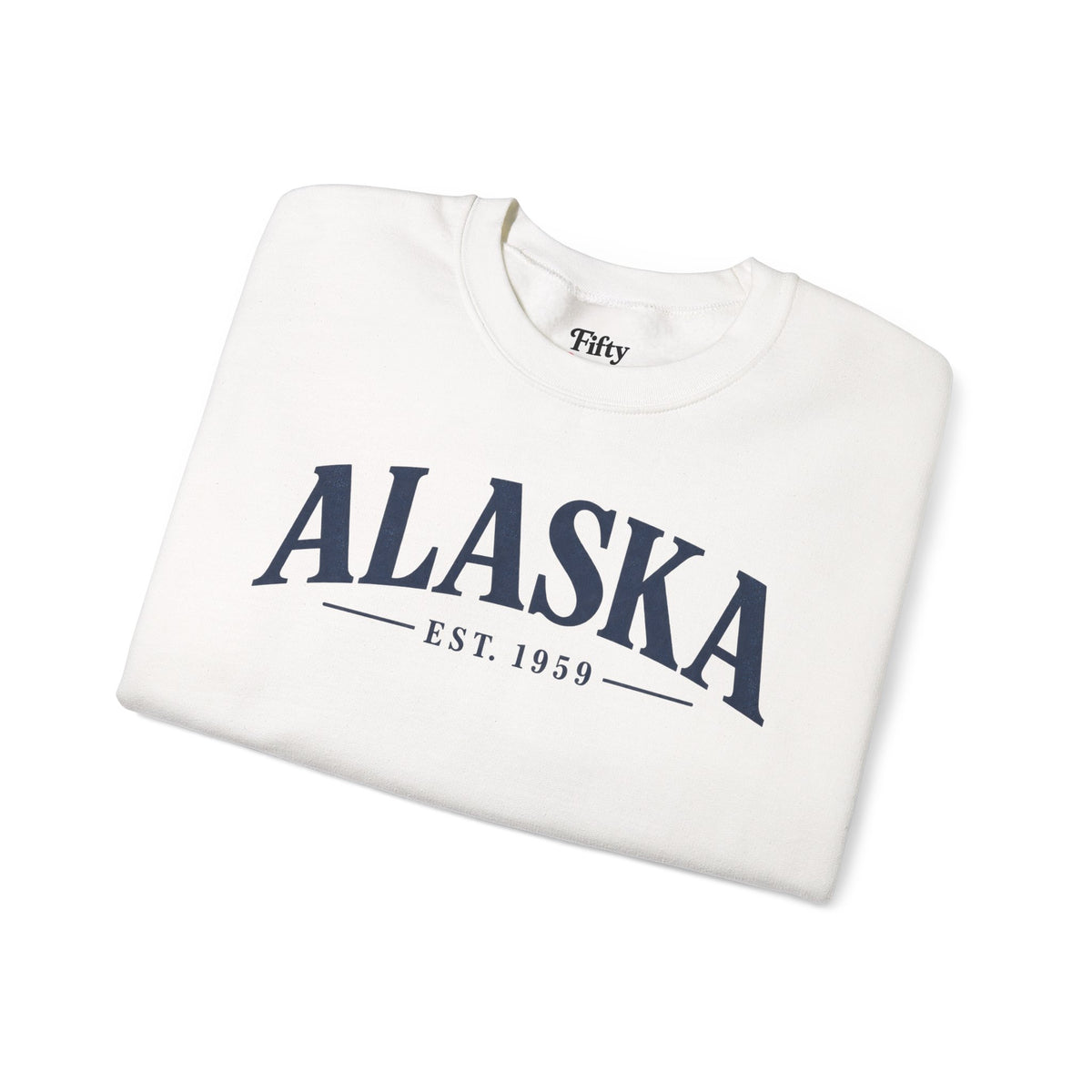 Alaska Est 1959 Unisex Crewneck Sweatshirt State Name Graphic