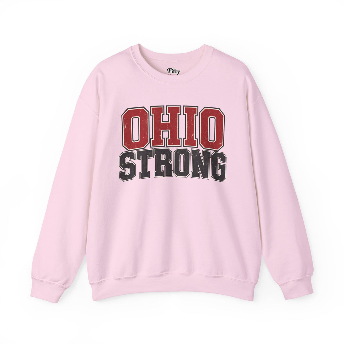 Ohio Strong Unisex Crewneck Sweatshirt State Name Graphic