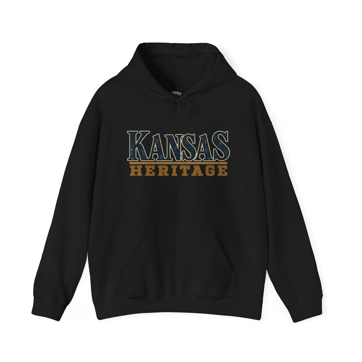 Kansas Heritage Unisex Hoodie State Name Graphic