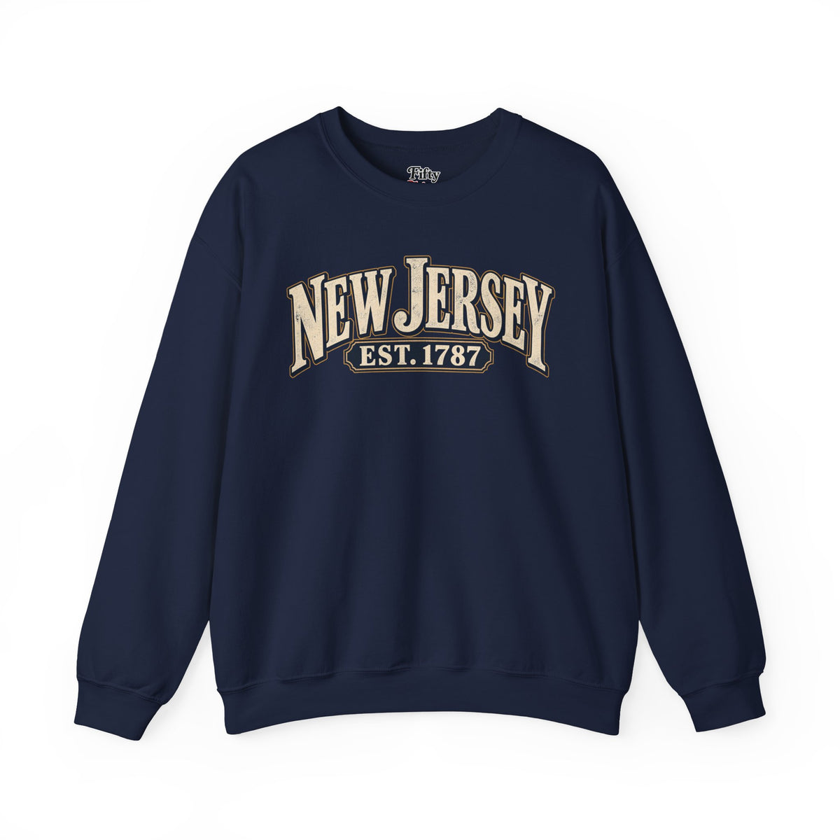 New Jersey Est 1787 Unisex Crewneck Sweatshirt State Name Graphic
