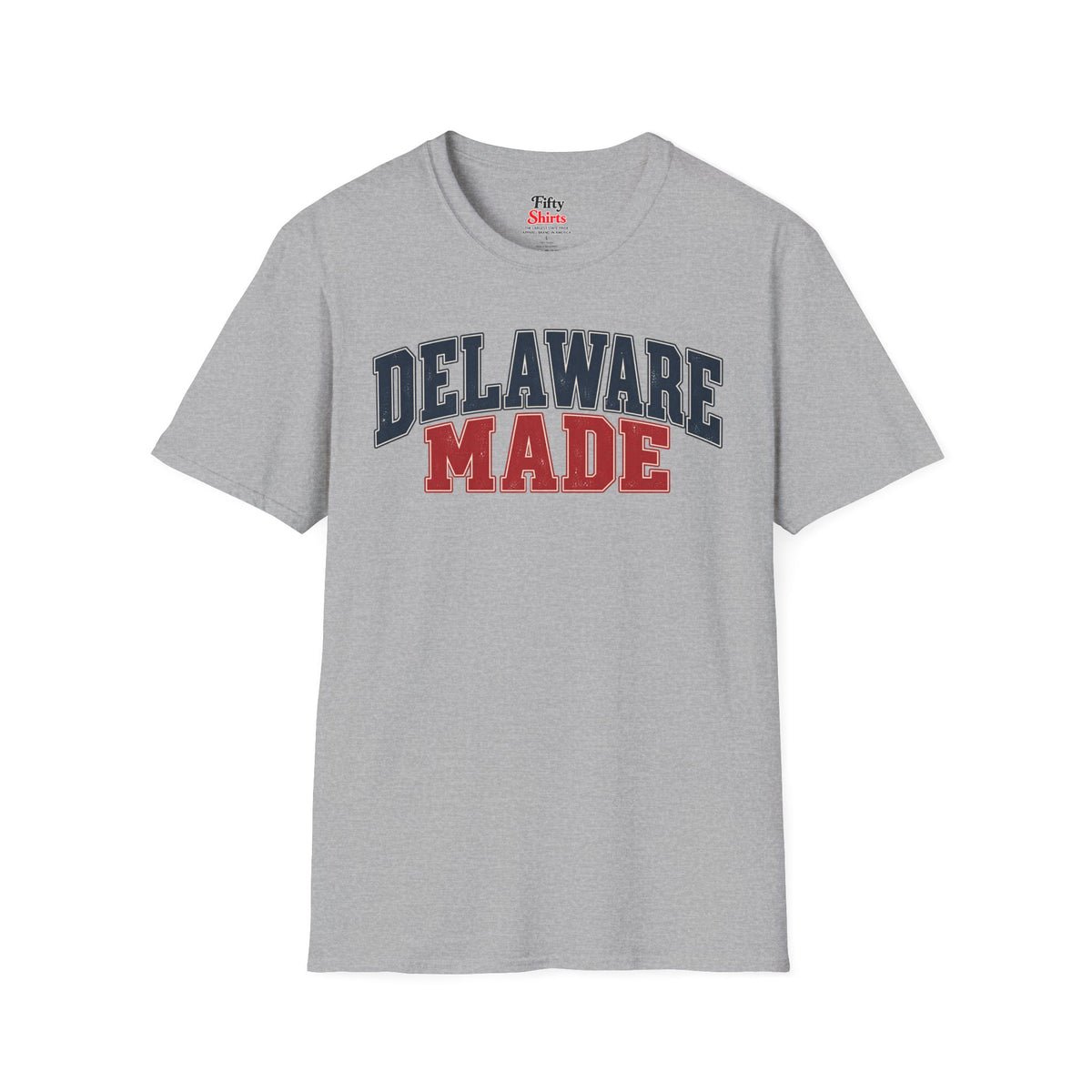 Delaware Made Unisex Softstyle T Shirt State Name Graphic Tee